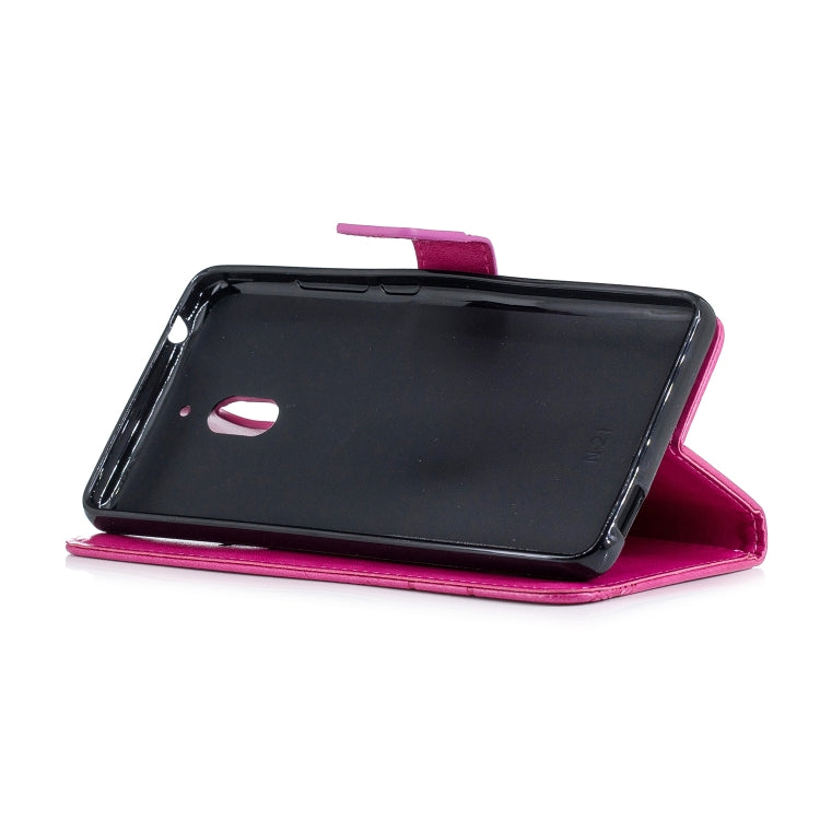 Diamond Encrusted Butterflies Love Flowers Pattern Horizontal Flip Leather Case for Nokia 2.1 , with Holder & Card Slots & Wallet & Lanyard