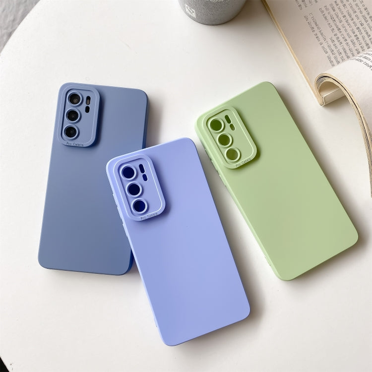 For Huawei Nova 7 Pro 5G Straight Side Liquid Silicone Phone Case