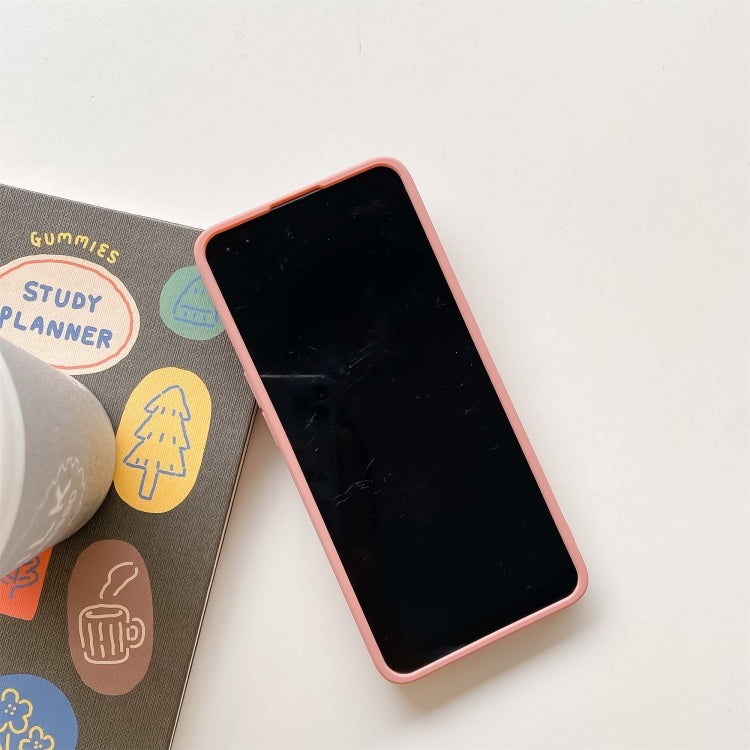 For vivo S9 Straight-Edge Solid Color Liquid Silicone Shockproof Full Coverage Protective Case