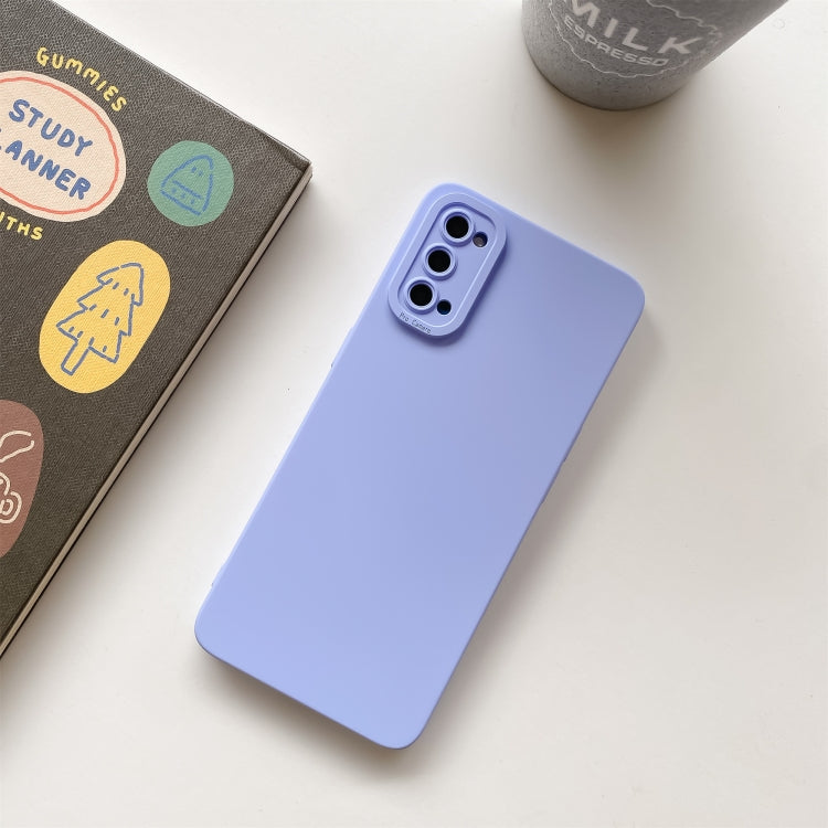 For OPPO Reno5 5G Straight Side Liquid Silicone Phone Case