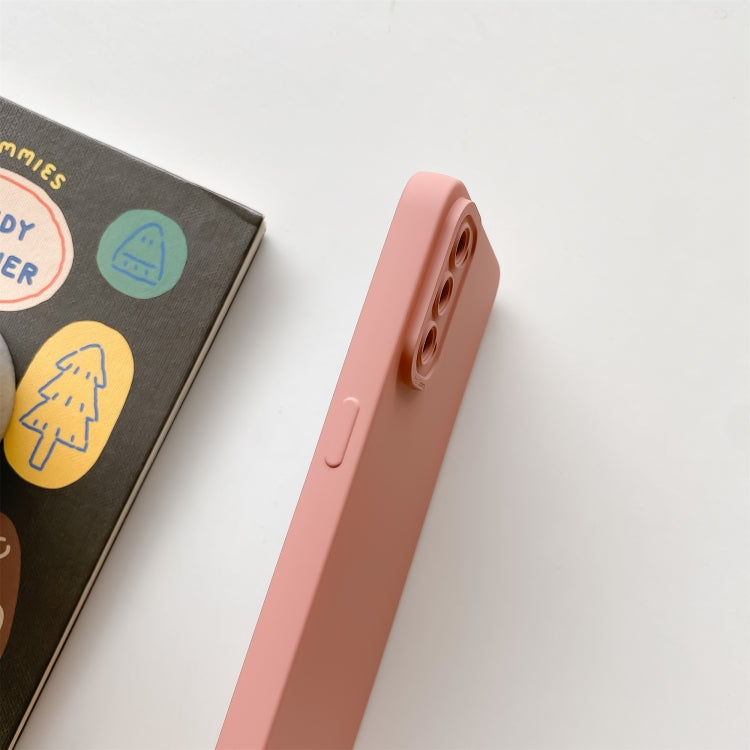 For OPPO Reno4 Pro Straight Side Liquid Silicone Phone Case