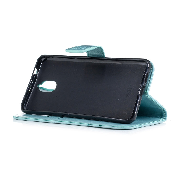 Diamond Encrusted Butterflies Love Flowers Pattern Horizontal Flip Leather Case for Nokia 3.1 , with Holder & Card Slots & Wallet & Lanyard