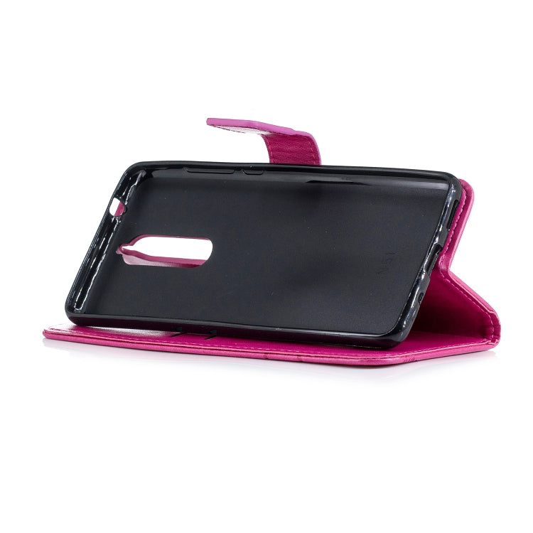 Diamond Encrusted Butterflies Love Flowers Pattern Horizontal Flip Leather Case for Nokia 5.1, with Holder & Card Slots & Wallet & Lanyard