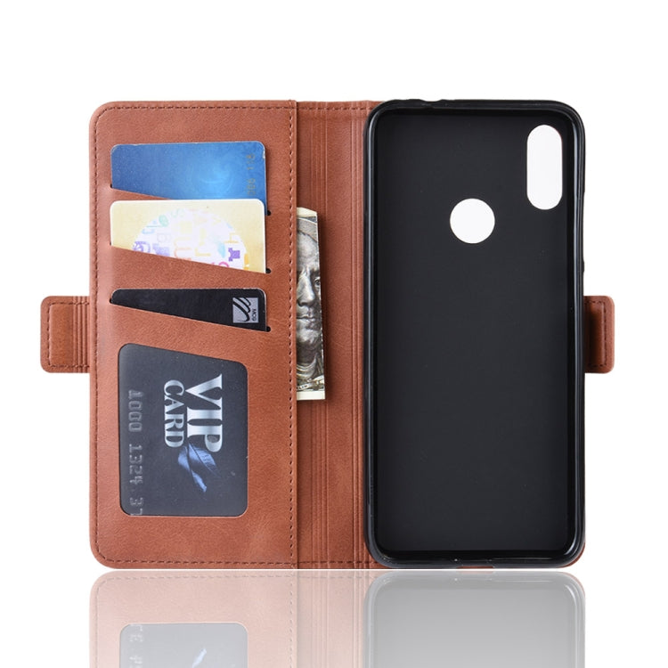 Dual-side Magnetic Buckle Horizontal Flip Leather Case for Xiaomi Redmi Note 7, with Holder & Card Slots & Wallet & Photo Frame