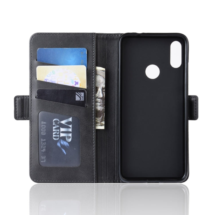 Dual-side Magnetic Buckle Horizontal Flip Leather Case for Xiaomi Redmi Note 7, with Holder & Card Slots & Wallet & Photo Frame