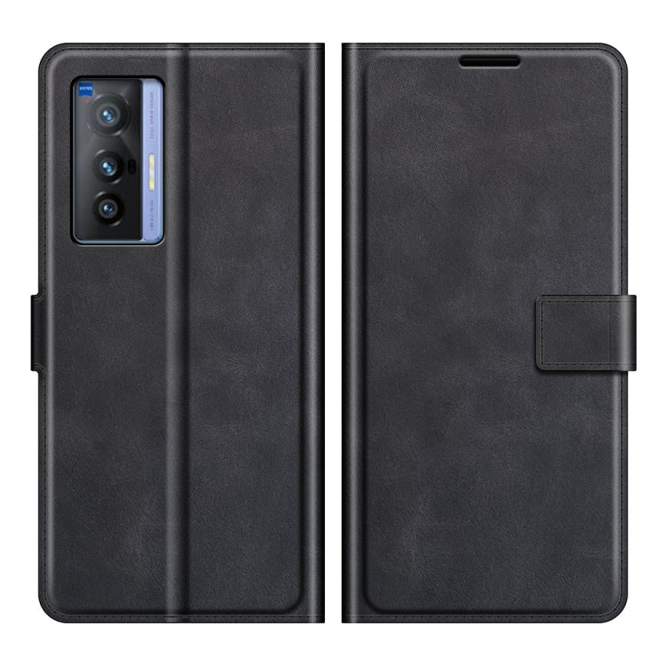 For vivo X70 Retro Calf Pattern Buckle Horizontal Flip Leather Case with Holder & Card Slots & Wallet