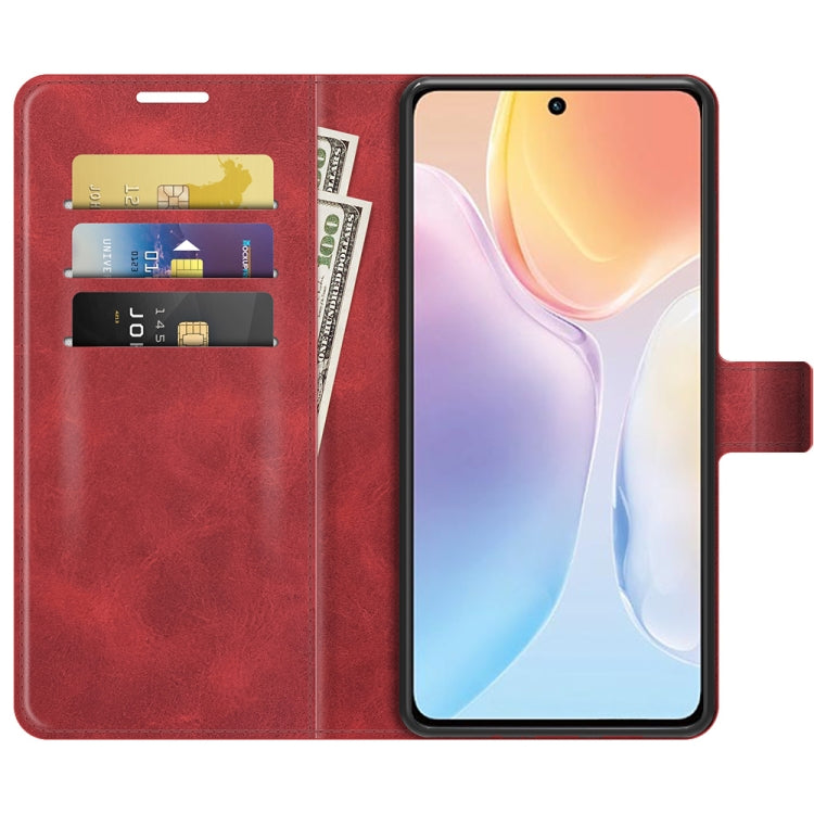 For vivo X70 Retro Calf Pattern Buckle Horizontal Flip Leather Case with Holder & Card Slots & Wallet