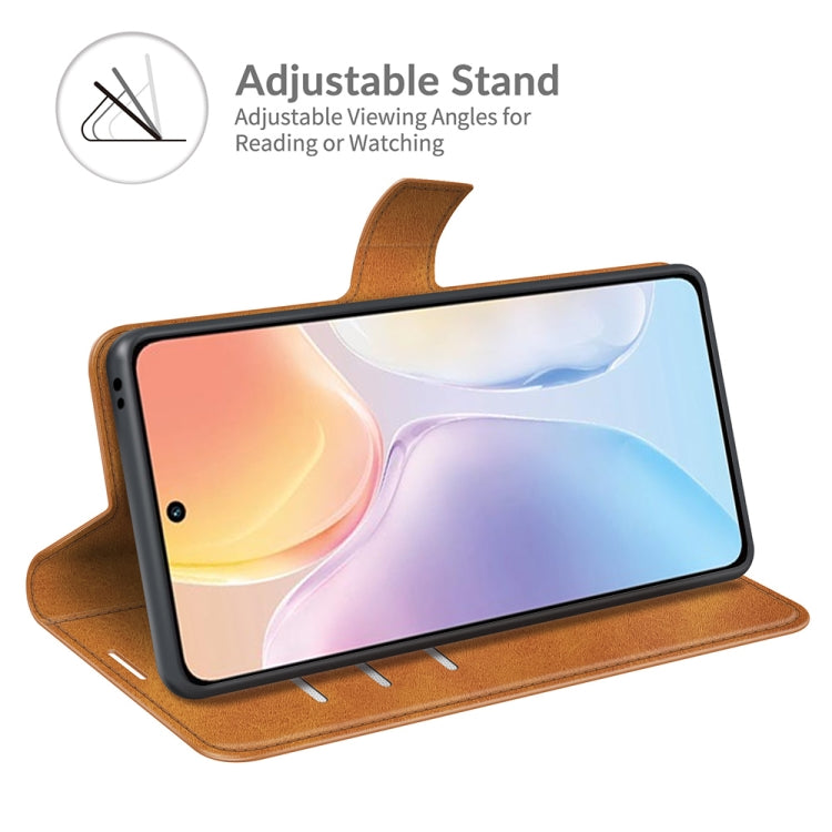 For vivo X70 Retro Calf Pattern Buckle Horizontal Flip Leather Case with Holder & Card Slots & Wallet