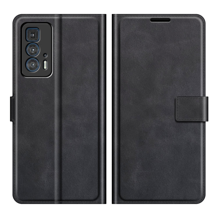 For Motorola Moto Edge 20 Pro 5G Retro Calf Pattern Buckle Horizontal Flip Leather Case with Holder & Card Slots & Wallet