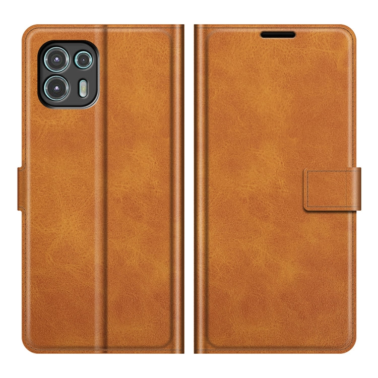 For Motorola Moto Edge 20 Lite 5G Retro Calf Pattern Buckle Horizontal Flip Leather Case with Holder & Card Slots & Wallet