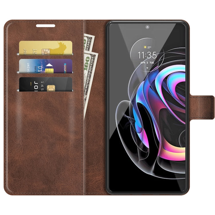 For Motorola Moto Edge 20 Lite 5G Retro Calf Pattern Buckle Horizontal Flip Leather Case with Holder & Card Slots & Wallet