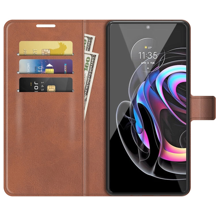 For Motorola Moto Edge 20 Lite 5G Retro Calf Pattern Buckle Horizontal Flip Leather Case with Holder & Card Slots & Wallet
