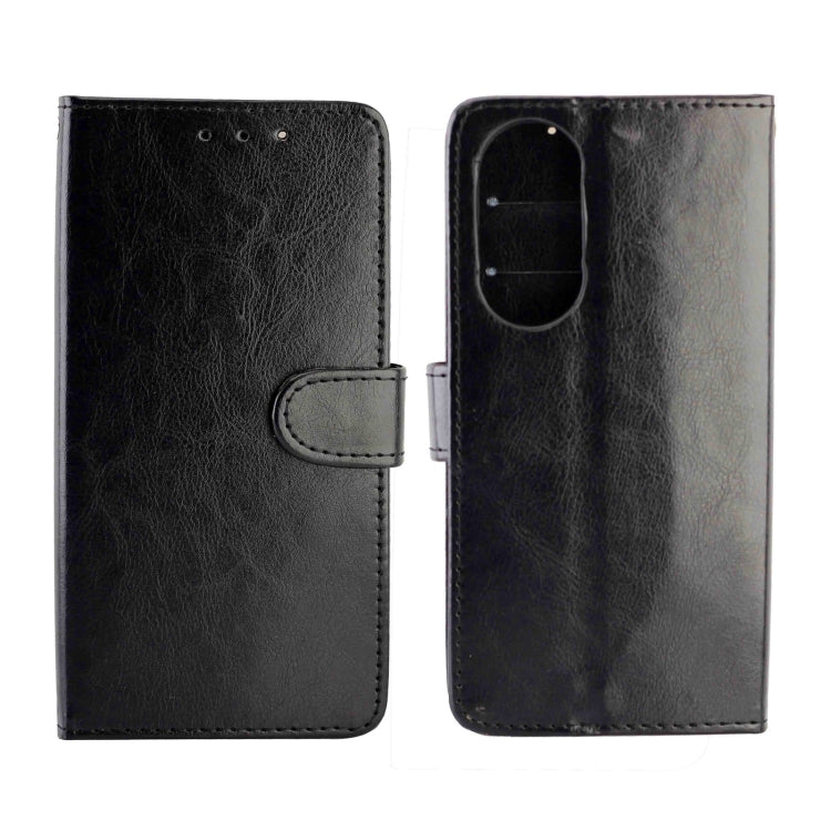 For Honor 50 Pro Crazy Horse Texture Leather Horizontal Flip Protective Case with Holder & Card Slots & Wallet & Photo Frame