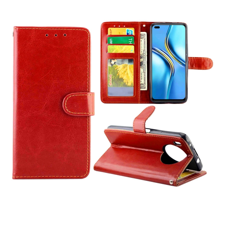 For Huawei Nova8i / Honor X20 Crazy Horse Texture Leather Horizontal Flip Protective Case with Holder & Card Slots & Wallet & Photo Frame