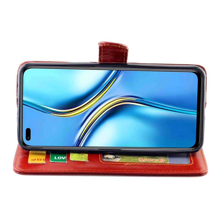 For Huawei Nova8i / Honor X20 Crazy Horse Texture Leather Horizontal Flip Protective Case with Holder & Card Slots & Wallet & Photo Frame