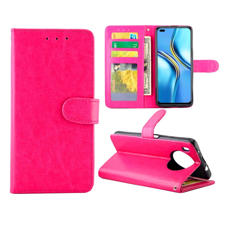 For Huawei Nova8i / Honor X20 Crazy Horse Texture Leather Horizontal Flip Protective Case with Holder & Card Slots & Wallet & Photo Frame