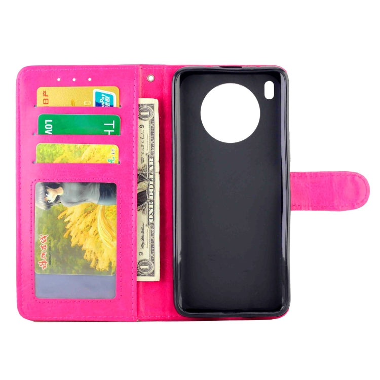 For Huawei Nova8i / Honor X20 Crazy Horse Texture Leather Horizontal Flip Protective Case with Holder & Card Slots & Wallet & Photo Frame