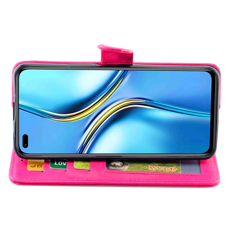 For Huawei Nova8i / Honor X20 Crazy Horse Texture Leather Horizontal Flip Protective Case with Holder & Card Slots & Wallet & Photo Frame