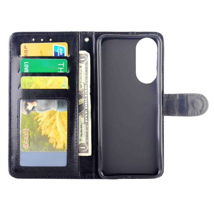 For Honor X20 SE Crazy Horse Texture Leather Horizontal Flip Protective Case with Holder & Card Slots & Wallet & Photo Frame