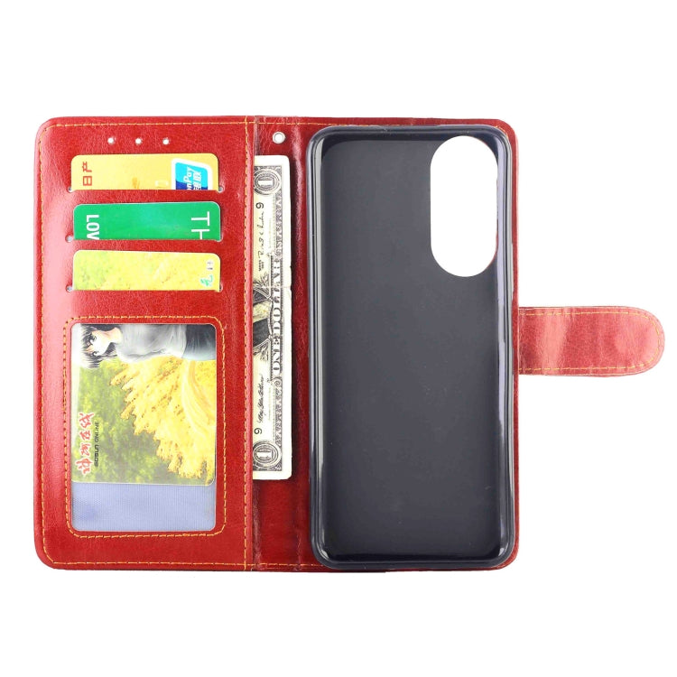 For Honor X20 SE Crazy Horse Texture Leather Horizontal Flip Protective Case with Holder & Card Slots & Wallet & Photo Frame