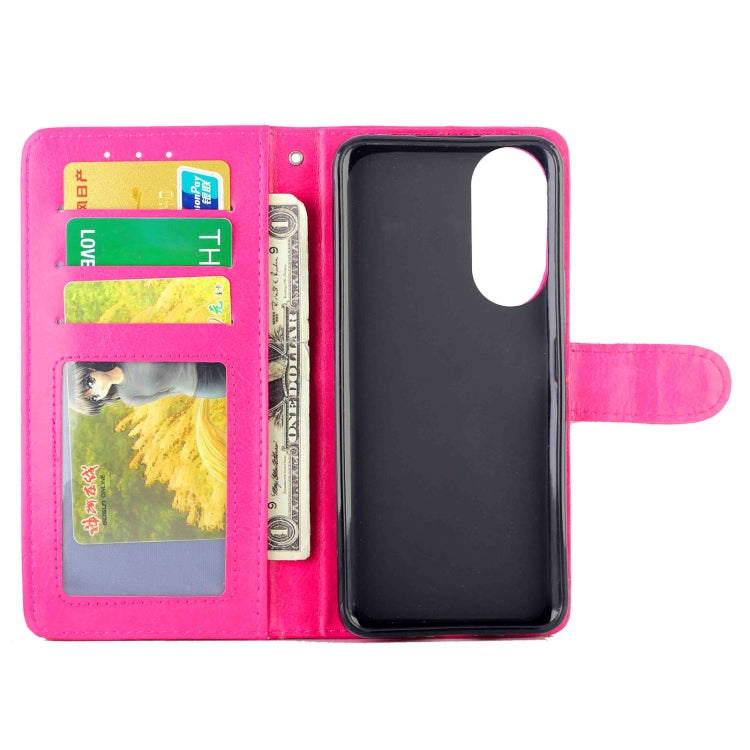 For Honor X20 SE Crazy Horse Texture Leather Horizontal Flip Protective Case with Holder & Card Slots & Wallet & Photo Frame