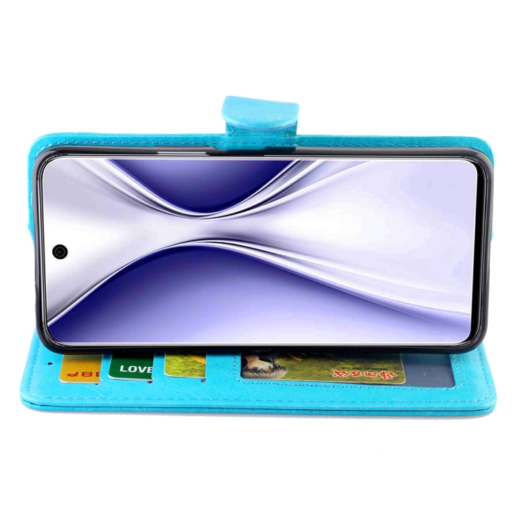 For Honor X20 SE Crazy Horse Texture Leather Horizontal Flip Protective Case with Holder & Card Slots & Wallet & Photo Frame