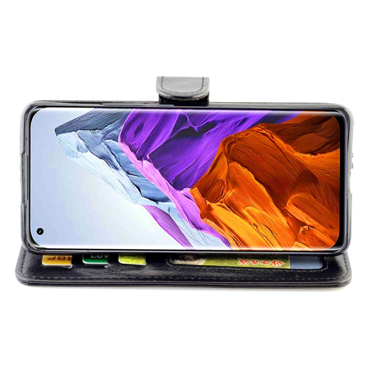 For Xiaomi Mi 11 Pro Crazy Horse Texture Leather Horizontal Flip Protective Case with Holder & Card Slots & Wallet & Photo Frame