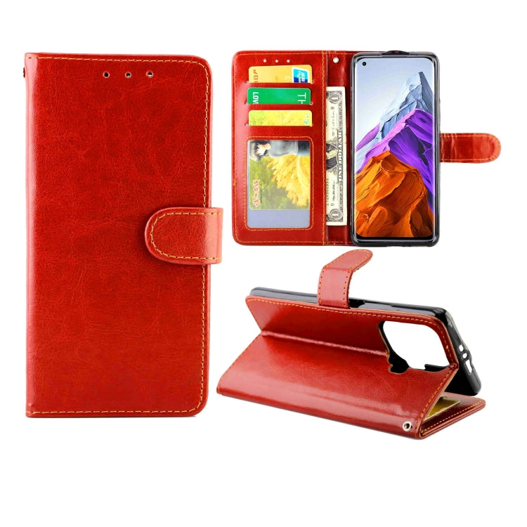 For Xiaomi Mi 11 Pro Crazy Horse Texture Leather Horizontal Flip Protective Case with Holder & Card Slots & Wallet & Photo Frame