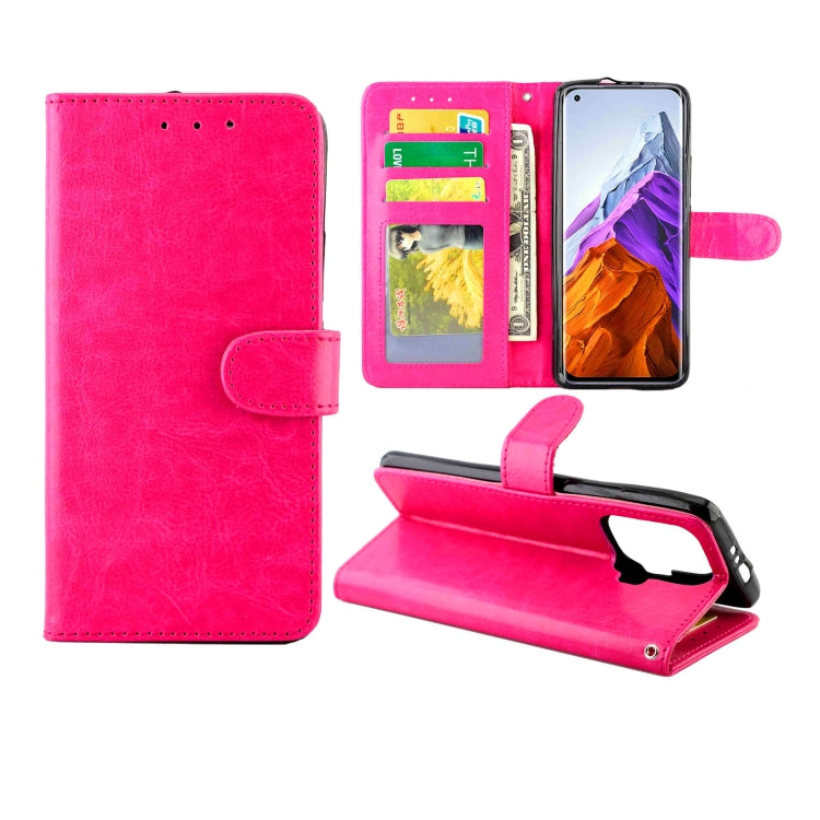 For Xiaomi Mi 11 Pro Crazy Horse Texture Leather Horizontal Flip Protective Case with Holder & Card Slots & Wallet & Photo Frame