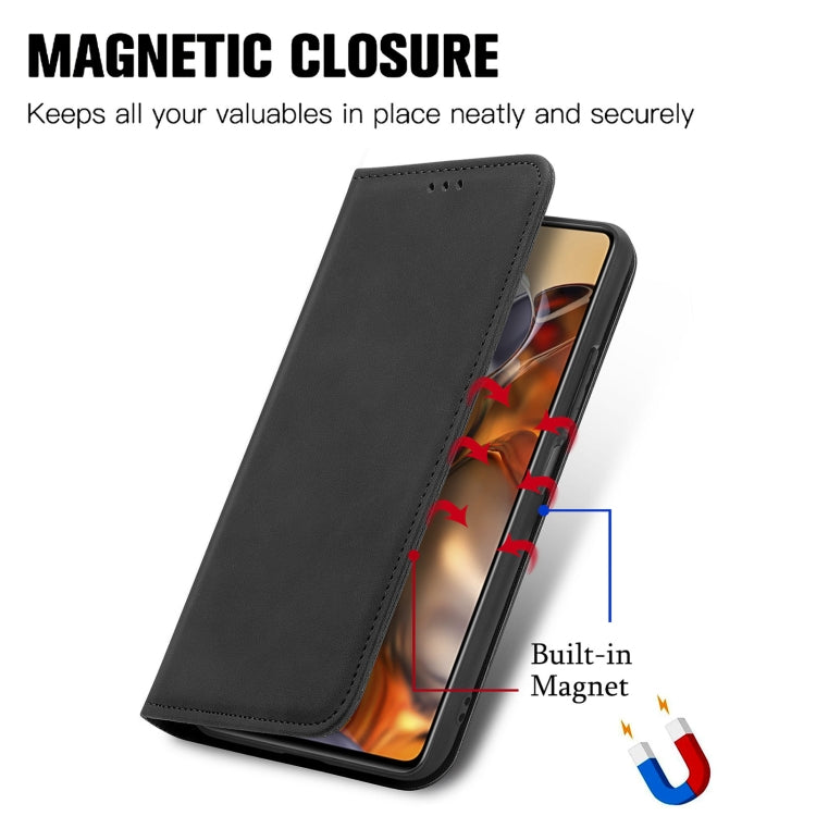 For Xiaomi Mi 11T / 11T Pro Retro Skin Feel Magnetic Horizontal Flip Leather Case with Holder & Card Slots & Wallet & Photo Frame
