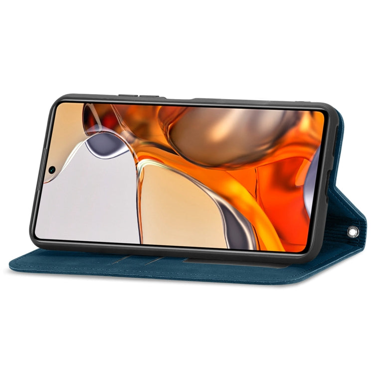 For Xiaomi Mi 11T / 11T Pro Retro Skin Feel Magnetic Horizontal Flip Leather Case with Holder & Card Slots & Wallet & Photo Frame