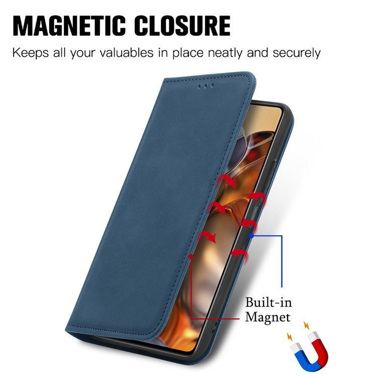 For Xiaomi Mi 11T / 11T Pro Retro Skin Feel Magnetic Horizontal Flip Leather Case with Holder & Card Slots & Wallet & Photo Frame