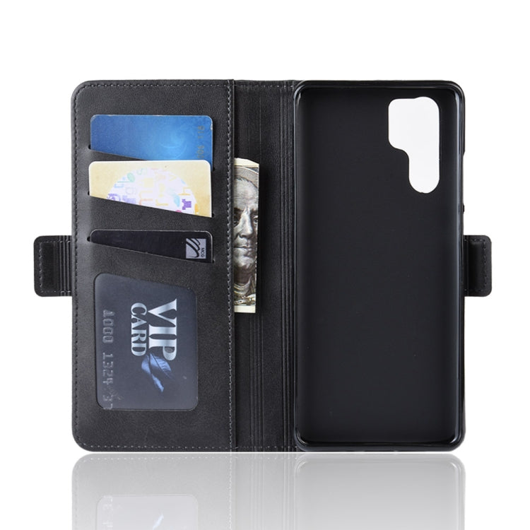 Dual-side Magnetic Buckle Horizontal Flip Leather Case for Huawei P30 Pro, with Holder & Card Slots & Wallet & Photo Frame