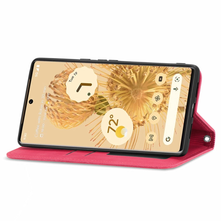 For Google Pixel 6 Pro Retro Skin Feel Business Magnetic Horizontal Flip Leather Case With Holder & Card Slots & Wallet & Photo Frame
