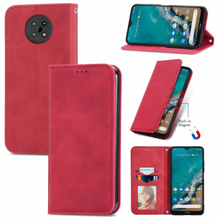 For Nokia G50 Retro Skin Feel Business Magnetic Horizontal Flip Leather Case With Holder & Card Slots & Wallet & Photo Frame
