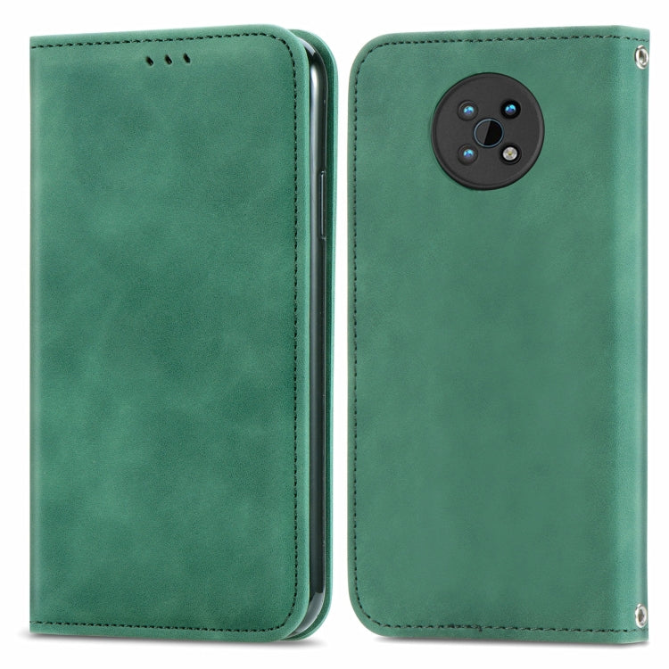 For Nokia G50 Retro Skin Feel Business Magnetic Horizontal Flip Leather Case With Holder & Card Slots & Wallet & Photo Frame