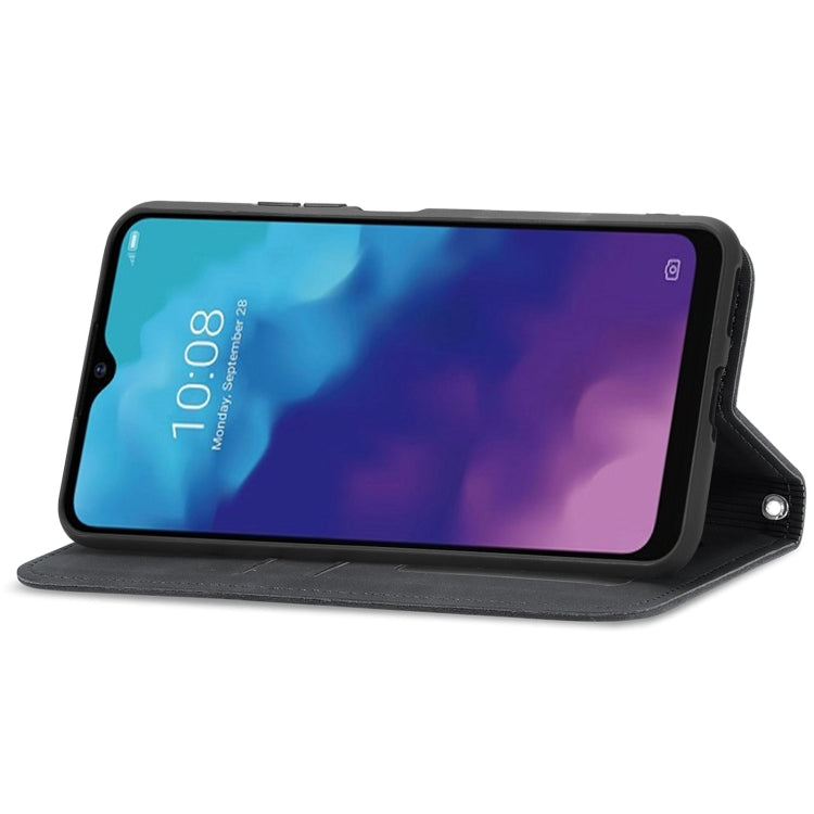 For ZTE V30 VITA Retro Skin Feel Business Magnetic Horizontal Flip Leather Case With Holder & Card Slots & Wallet & Photo Frame