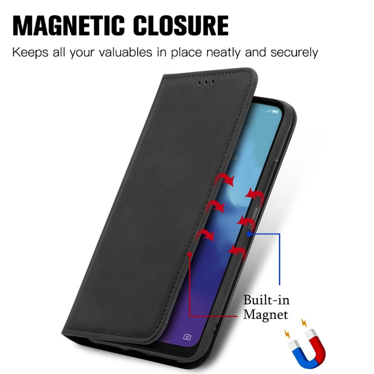 For ZTE V30 VITA Retro Skin Feel Business Magnetic Horizontal Flip Leather Case With Holder & Card Slots & Wallet & Photo Frame