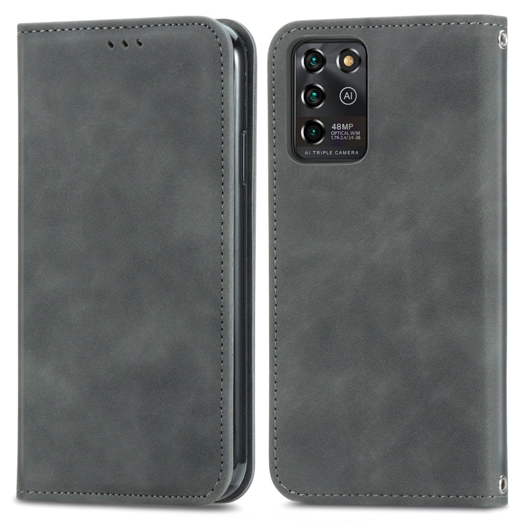 For ZTE V30 VITA Retro Skin Feel Business Magnetic Horizontal Flip Leather Case With Holder & Card Slots & Wallet & Photo Frame