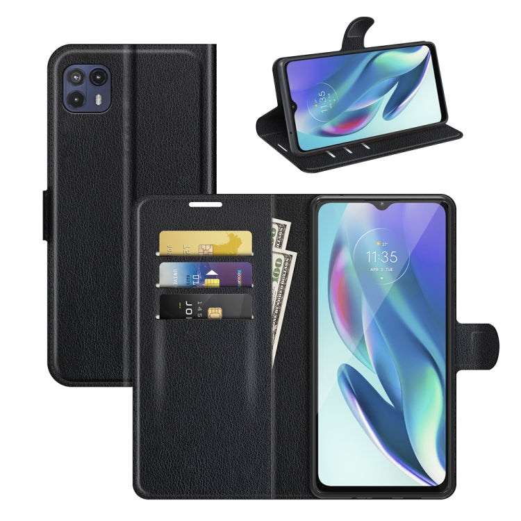 For Motorola Moto G50 5G Litchi Texture Horizontal Flip Protective Case with Holder & Card Slots & Wallet