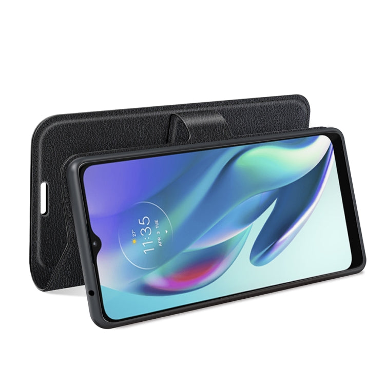 For Motorola Moto G50 5G Litchi Texture Horizontal Flip Protective Case with Holder & Card Slots & Wallet