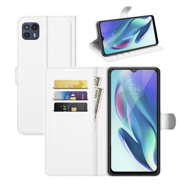 For Motorola Moto G50 5G Litchi Texture Horizontal Flip Protective Case with Holder & Card Slots & Wallet