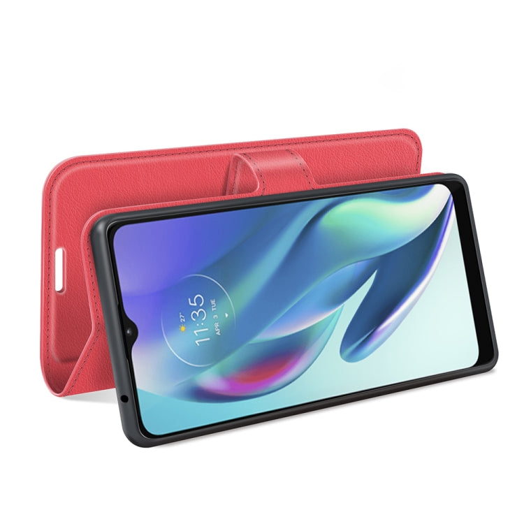 For Motorola Moto G50 5G Litchi Texture Horizontal Flip Protective Case with Holder & Card Slots & Wallet