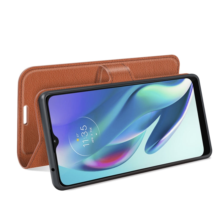 For Motorola Moto G50 5G Litchi Texture Horizontal Flip Protective Case with Holder & Card Slots & Wallet