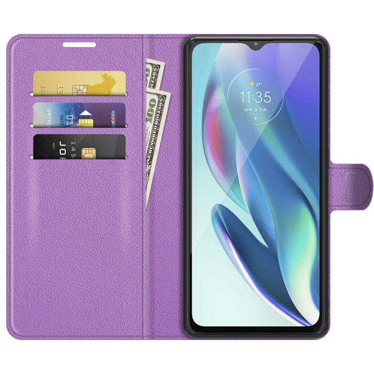For Motorola Moto G50 5G Litchi Texture Horizontal Flip Protective Case with Holder & Card Slots & Wallet