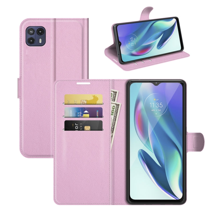 For Motorola Moto G50 5G Litchi Texture Horizontal Flip Protective Case with Holder & Card Slots & Wallet