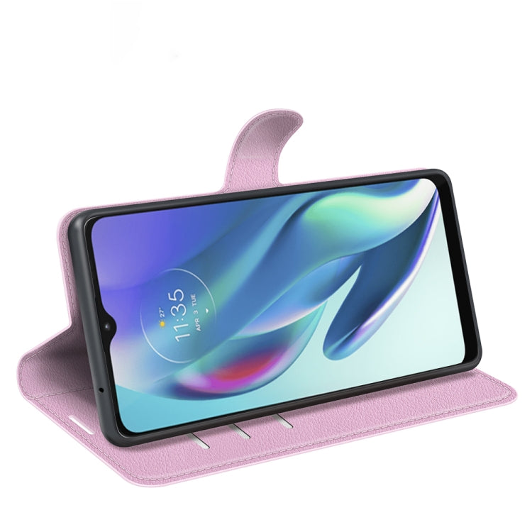 For Motorola Moto G50 5G Litchi Texture Horizontal Flip Protective Case with Holder & Card Slots & Wallet