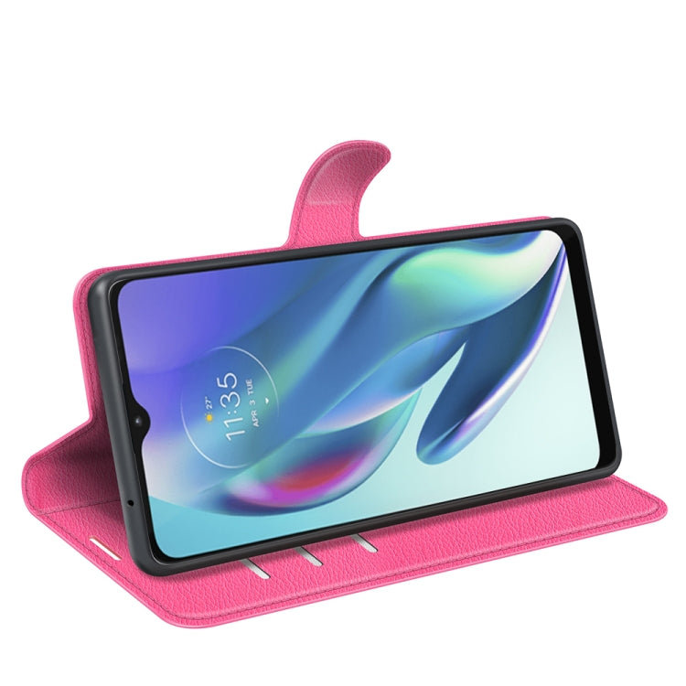 For Motorola Moto G50 5G Litchi Texture Horizontal Flip Protective Case with Holder & Card Slots & Wallet
