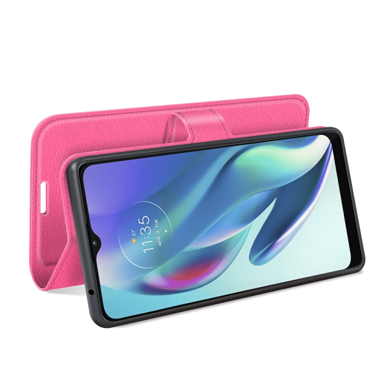 For Motorola Moto G50 5G Litchi Texture Horizontal Flip Protective Case with Holder & Card Slots & Wallet