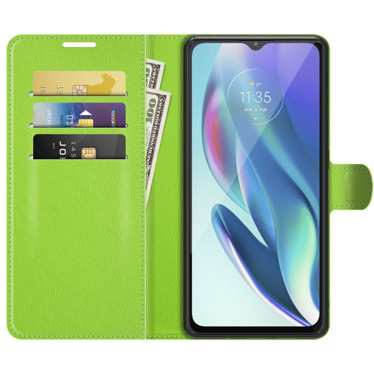 For Motorola Moto G50 5G Litchi Texture Horizontal Flip Protective Case with Holder & Card Slots & Wallet